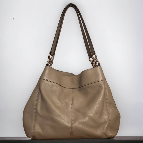 Coach Lexy Shoulder Bag Grey - Picture 2 of 9